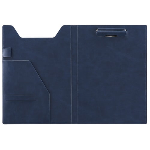 ベルポスト クリップファイル A4 ネイビーブルー