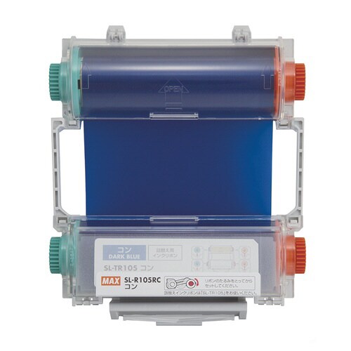 ビーポップインクリボン入カセット 紺 60m