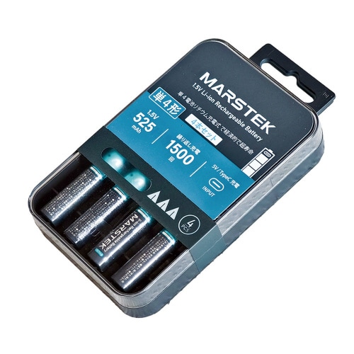 単4形電池 リチウム 充電式 4本セット