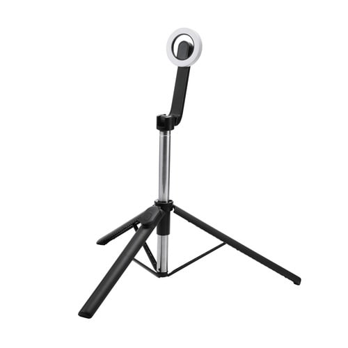 三脚自撮り棒 マグネット 1000mm ブラック