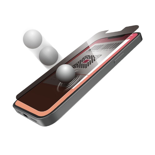 iPhone16e 覗き見防止フィルム 上下左右