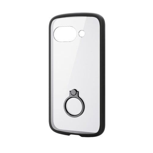 GooglePixel9aケース リング付薄型 黒