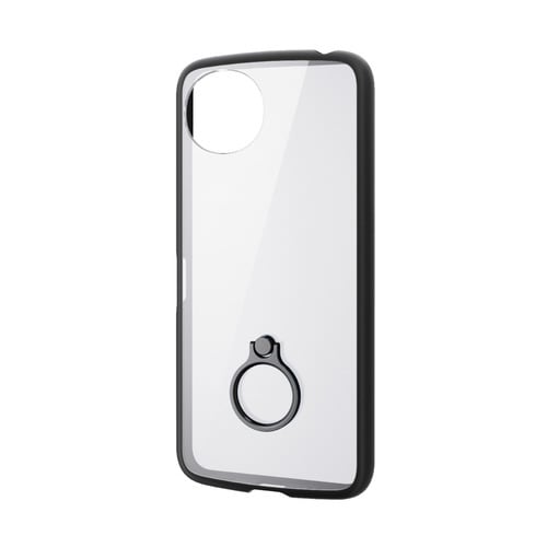 AQUOS wish5 薄型ケース リング付 黒