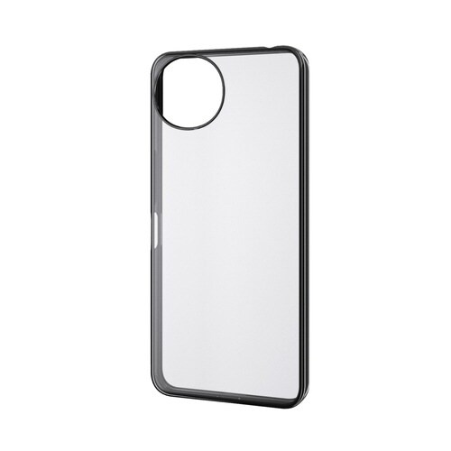 AQUOS wish5 ソフトケース メタリック黒