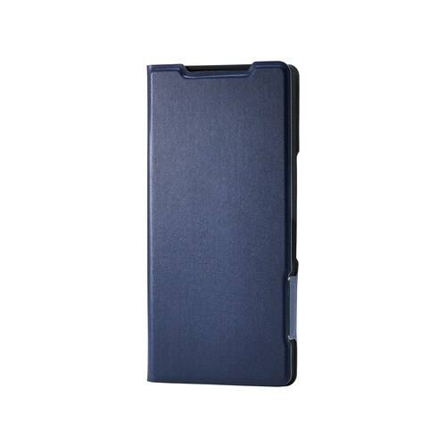 AQUOS R10 ケース レザー 超軽量 青