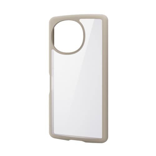 AQUOSR10 ケース ハイブリッド カフェオレ