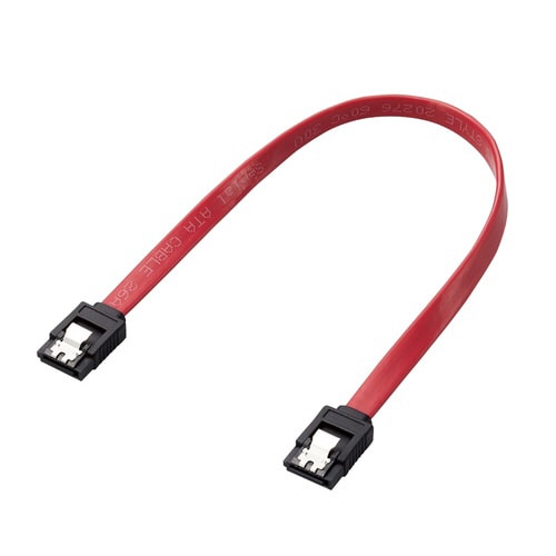 SATAケーブル ストレート型 0.3m レッド