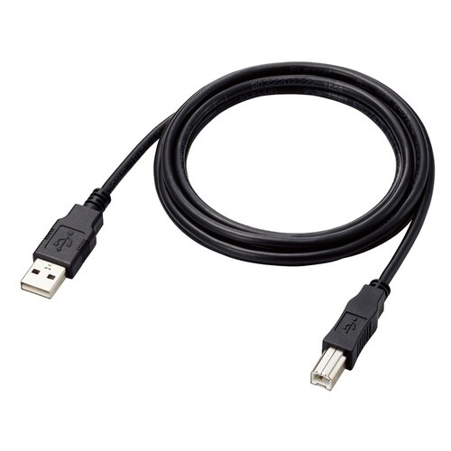 USBケーブル A−B 仕様固定 2m ブラック