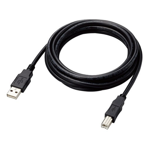 USBケーブル A−B 仕様固定 3m ブラック