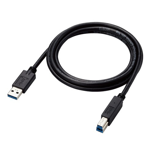 USB3.0ケーブルA−B 固定 1.5mブラック