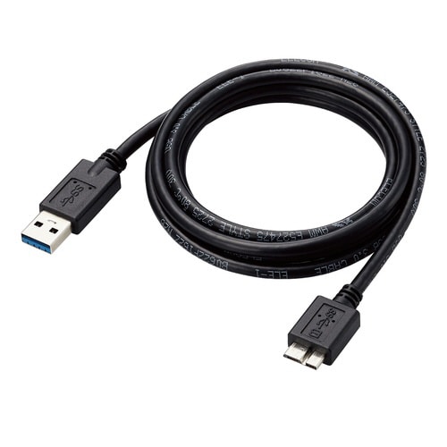USB3.0ケーブルA−microB 1.5m 黒