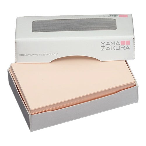 名刺用紙 4号 Yカラー ピンク 100枚