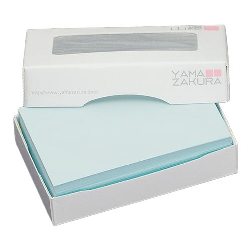 名刺用紙 4号 Yカラー ブルー 100枚