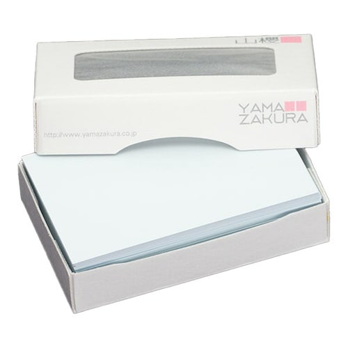 名刺用紙 4号 Yカラー スカイ 100枚