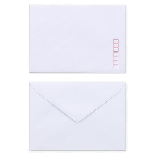 洋2封筒 ダイヤ貼 再生ケント 〒枠入 1000枚