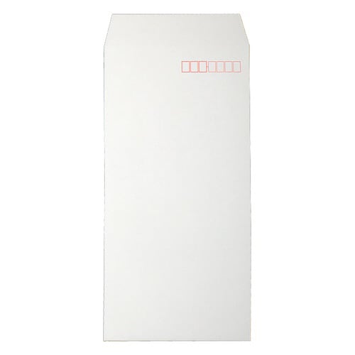 長3封筒 S貼 ヨミニクイグレー 枠入 1000枚