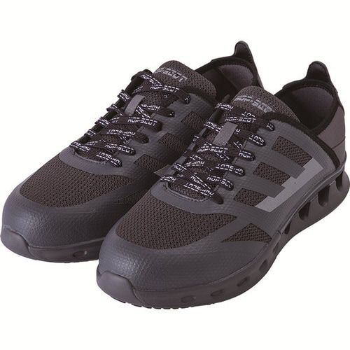 エアライト 耐滑 安全靴 グレー 24.5cm