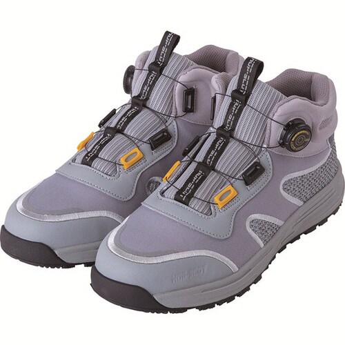 全天候型 ダイヤル安全靴 グレー 25.0cm