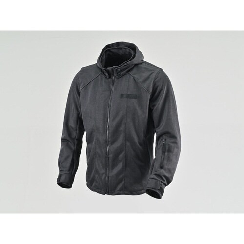 ライトウェイトフルメッシュパーカー ブラック L