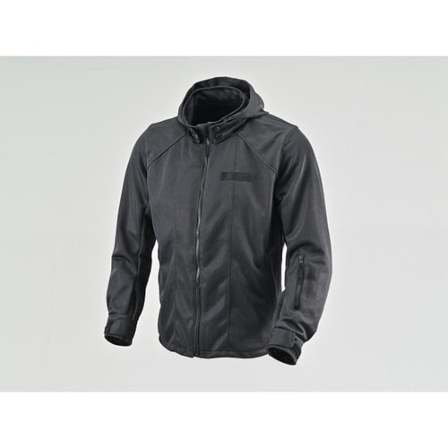 ライトウェイトフルメッシュパーカー ブラック2XL