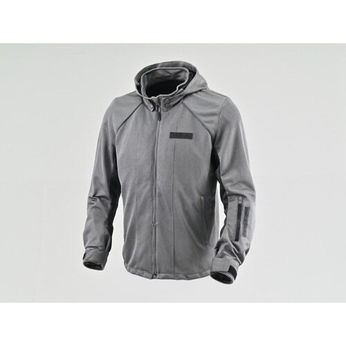 ライトウェイトフルメッシュパーカー グレー S