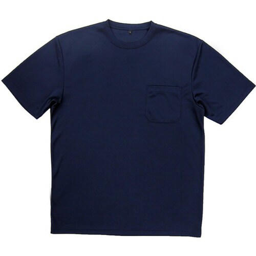 リアルベースドライ 半袖 ネイビー 2L