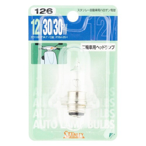 二輪車用電球 12V 30/30W