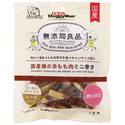 無添加良品 国産鶏 赤もも肉ミニ巻