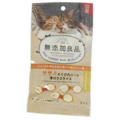 無添加良品 ササミのくびれロール薄切りス