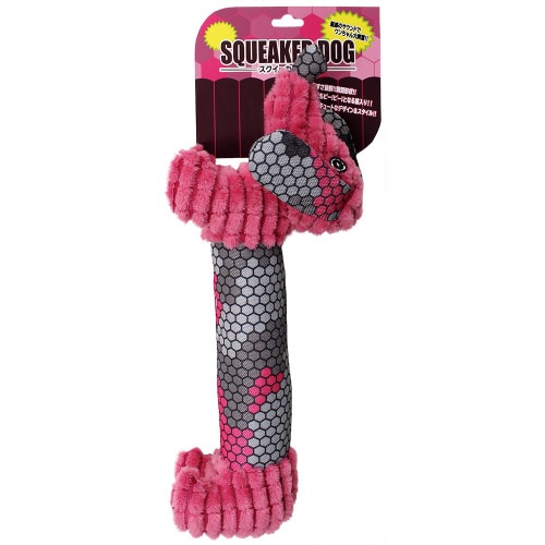 スクイーカードッグ ピンク