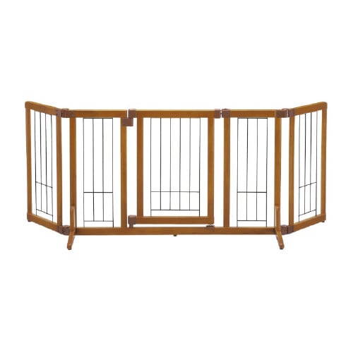 ペット用木製おくだけドア付ゲートM