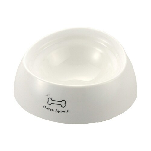 ワンちゃんの食べやすい食器 浅型ボーン