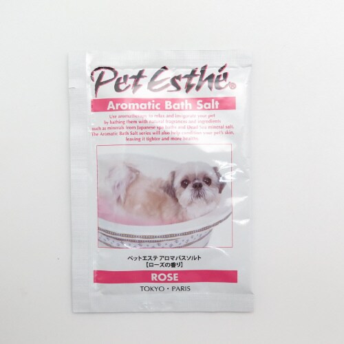 ペットエステアロマバスソルトローズの香り