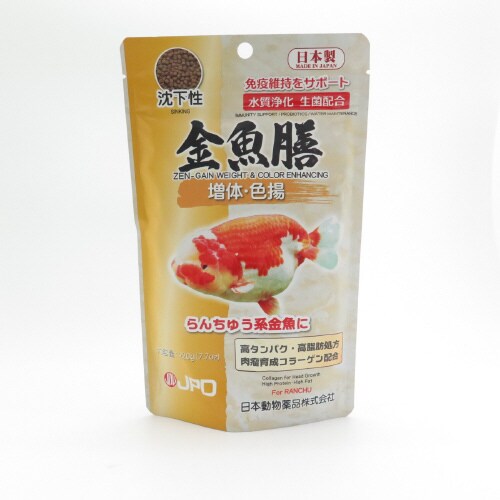金魚膳増体・色揚沈下性