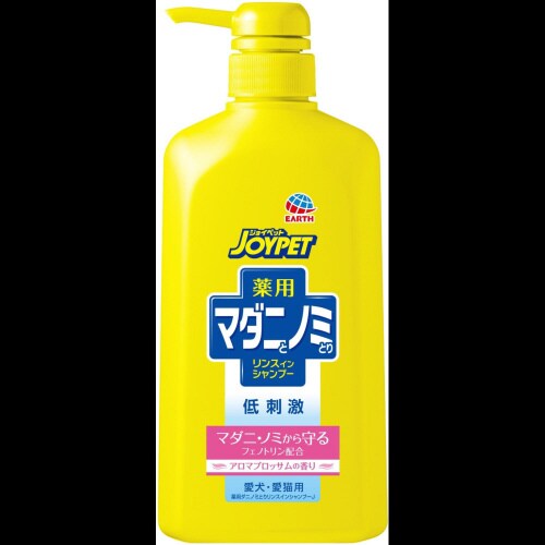 ジョイペット 薬用マダニとノミとりシャン×3