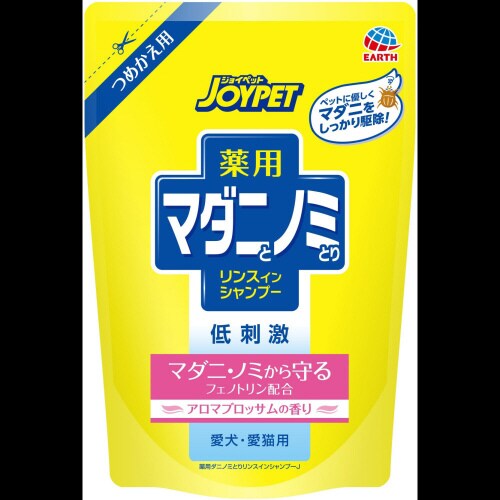 ジョイペット 薬用マダニとノミとりシャン×3