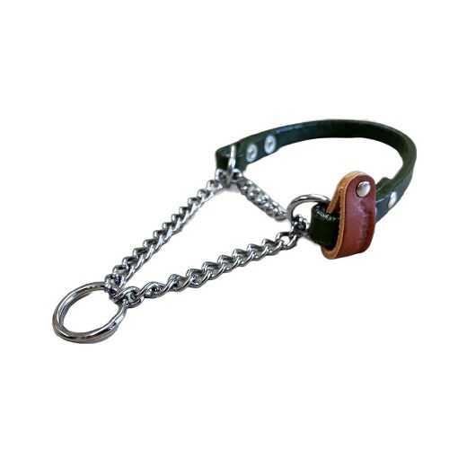 マイスタープラスレザーハーフチェーンカラ