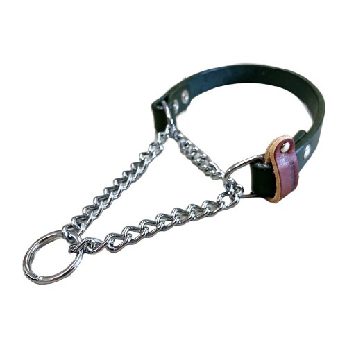 マイスタープラスレザーハーフチェーンカラ