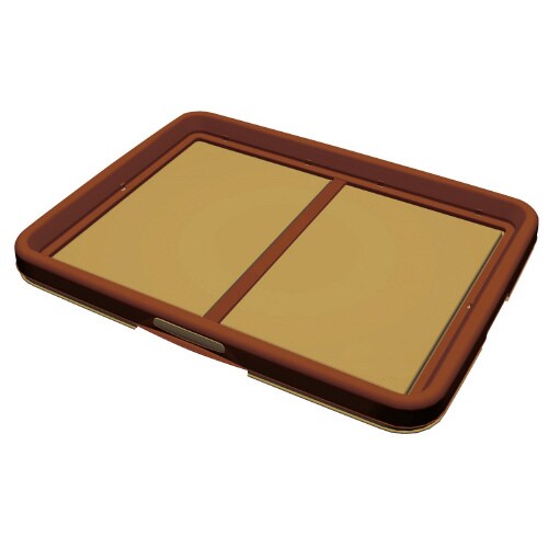 片手でらくらく ドッグトレー ブラウン