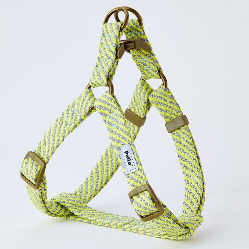 犬用胴輪 フラッシュソフトハーネスイエロ