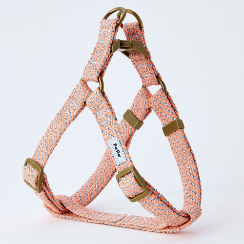 犬用胴輪 フラッシュソフトハーネスピンク