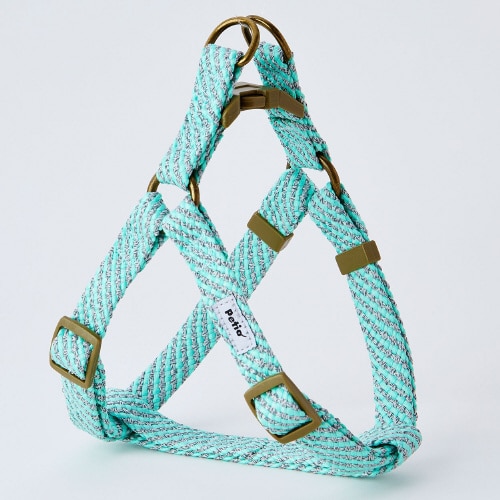 犬用胴輪 フラッシュソフトハーネスブルー