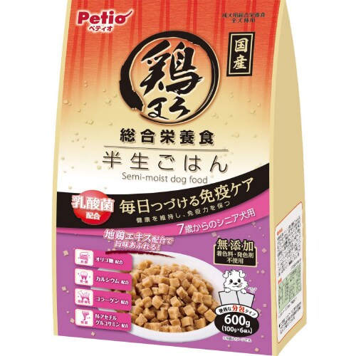 鶏まろ 総合栄養食 半生ごはん 7歳から