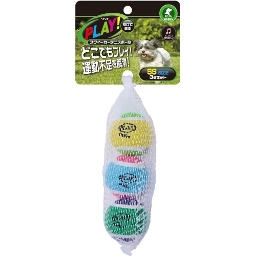 犬用おもちゃ PLAY スクイーカーテニ