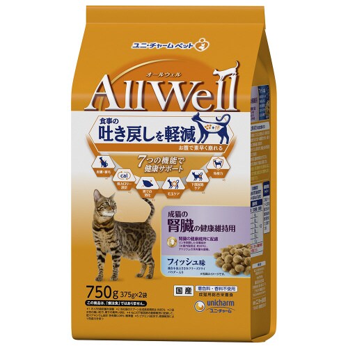 AllWell成猫の腎臓の健康維持用フィ