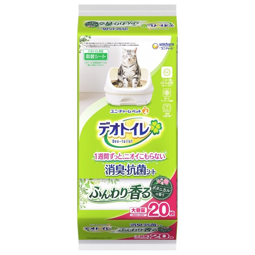 デオトイレふんわり香る消臭・抗菌シートボ