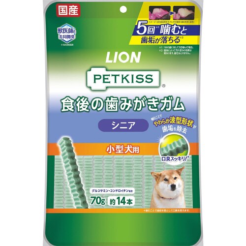 PETKISS 食後の歯みがきガムシニア