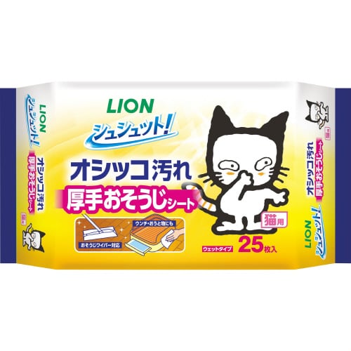シュシュット! 厚手おそうじシート 猫用×3