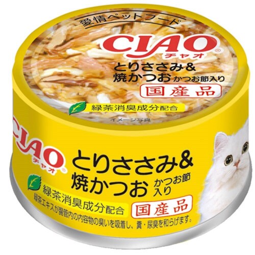 CIAO とりささみ&焼かつおかつお節入×48