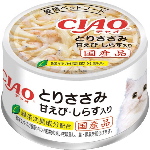 CIAO とりささみ甘えび・しらす入り